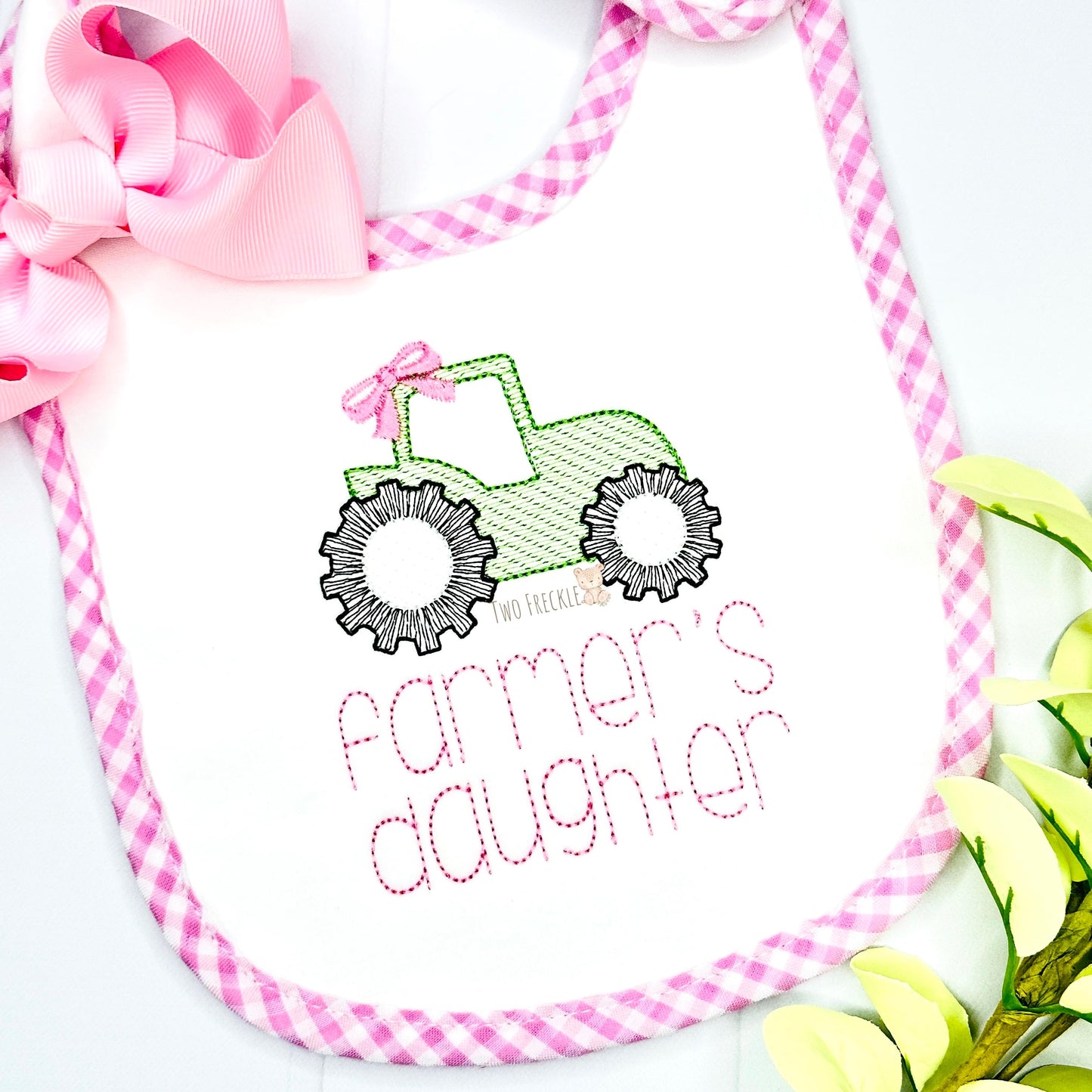 Farmer's Daughter Baby Bib