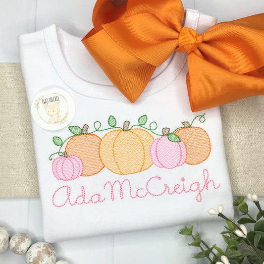 Girls Pumpkin Patch Vine