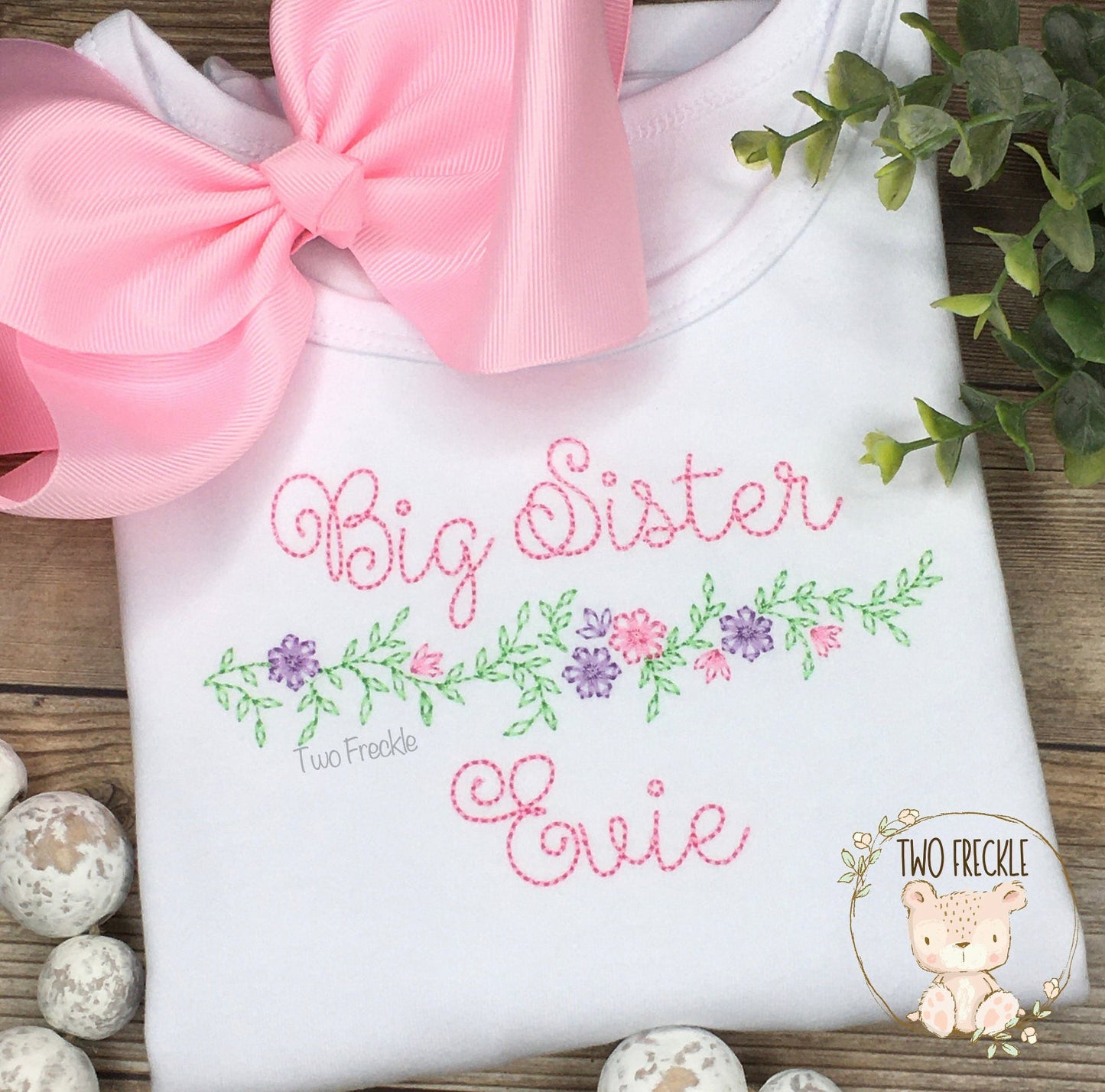 Sister Floral Frame