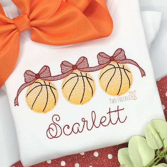 Basketballs with Bow