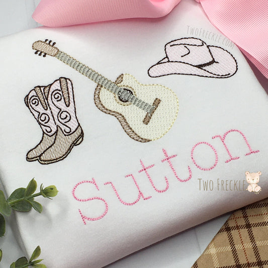 Girls Country Music Shirt