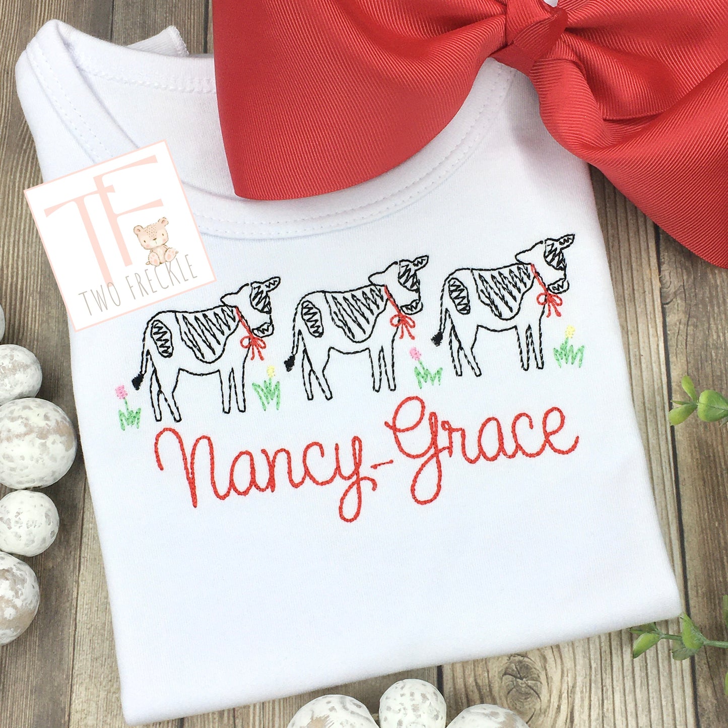 Three Little Cows - Other Color Options!