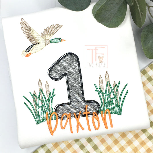 Duck Hunting Birthday Shirt