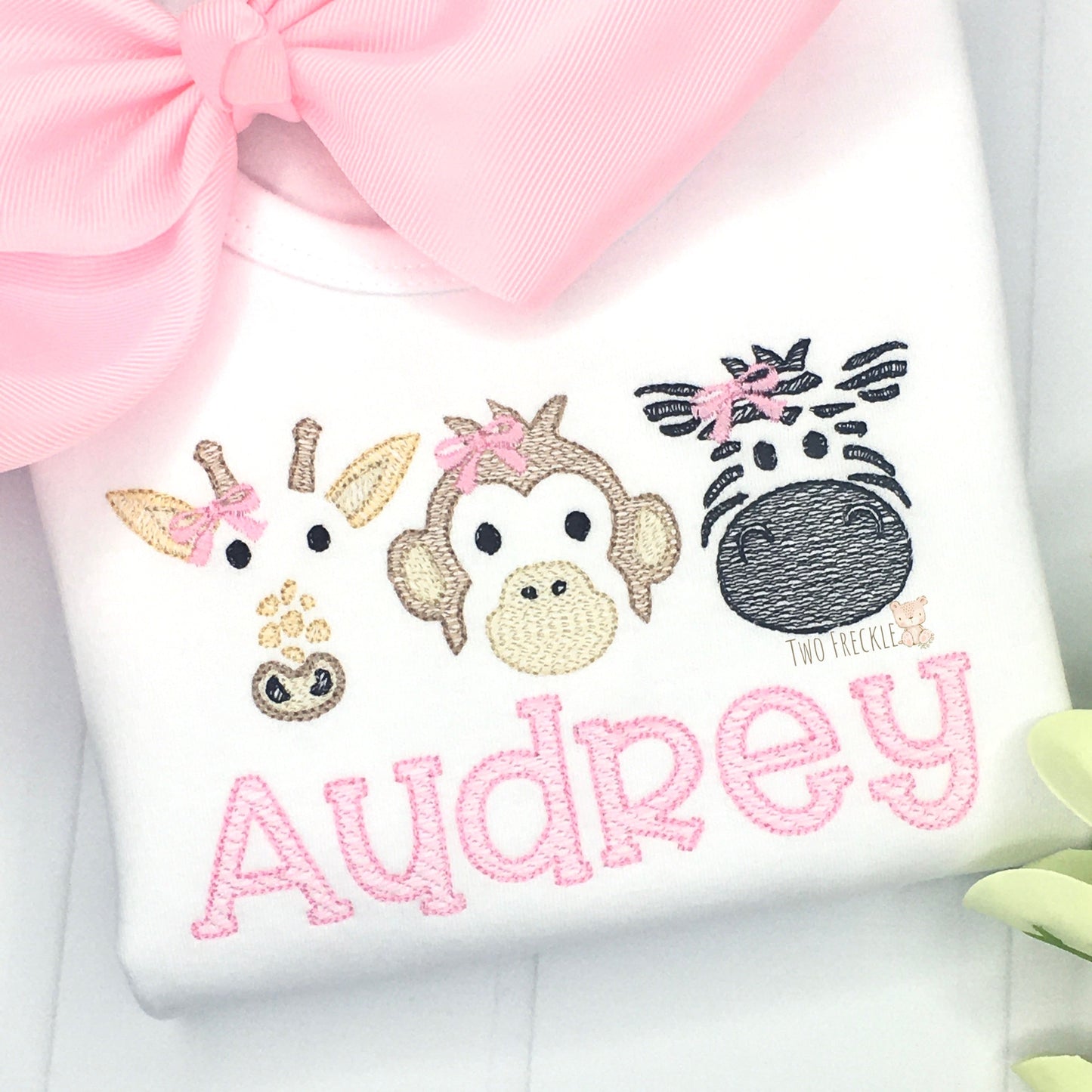 Girls Zoo Animals Shirt