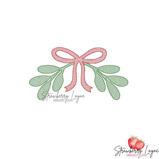 Mistletoe Embroidered Shirt