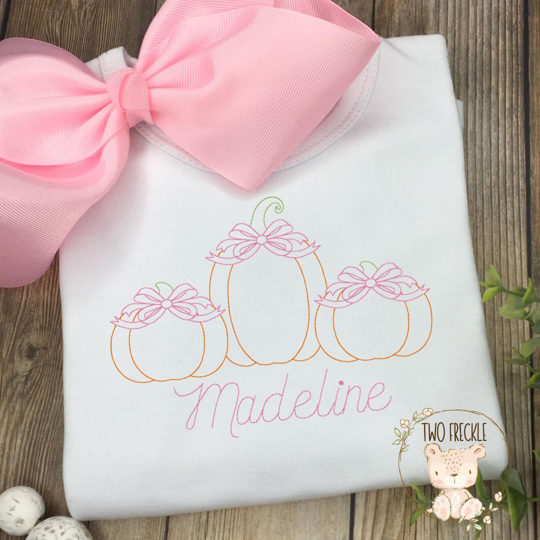 Vintage Fairytale Pumpkins with Bows