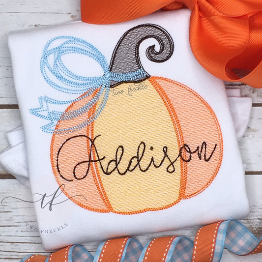 Fairytale Pumpkin Embroidered Shirt