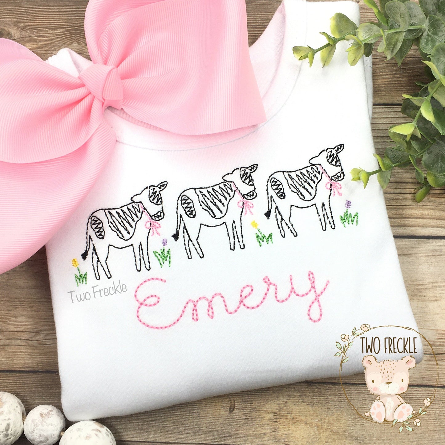 Three Little Cows - Other Color Options!