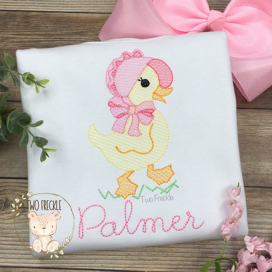 Easter Duck with Bonnet Shirt