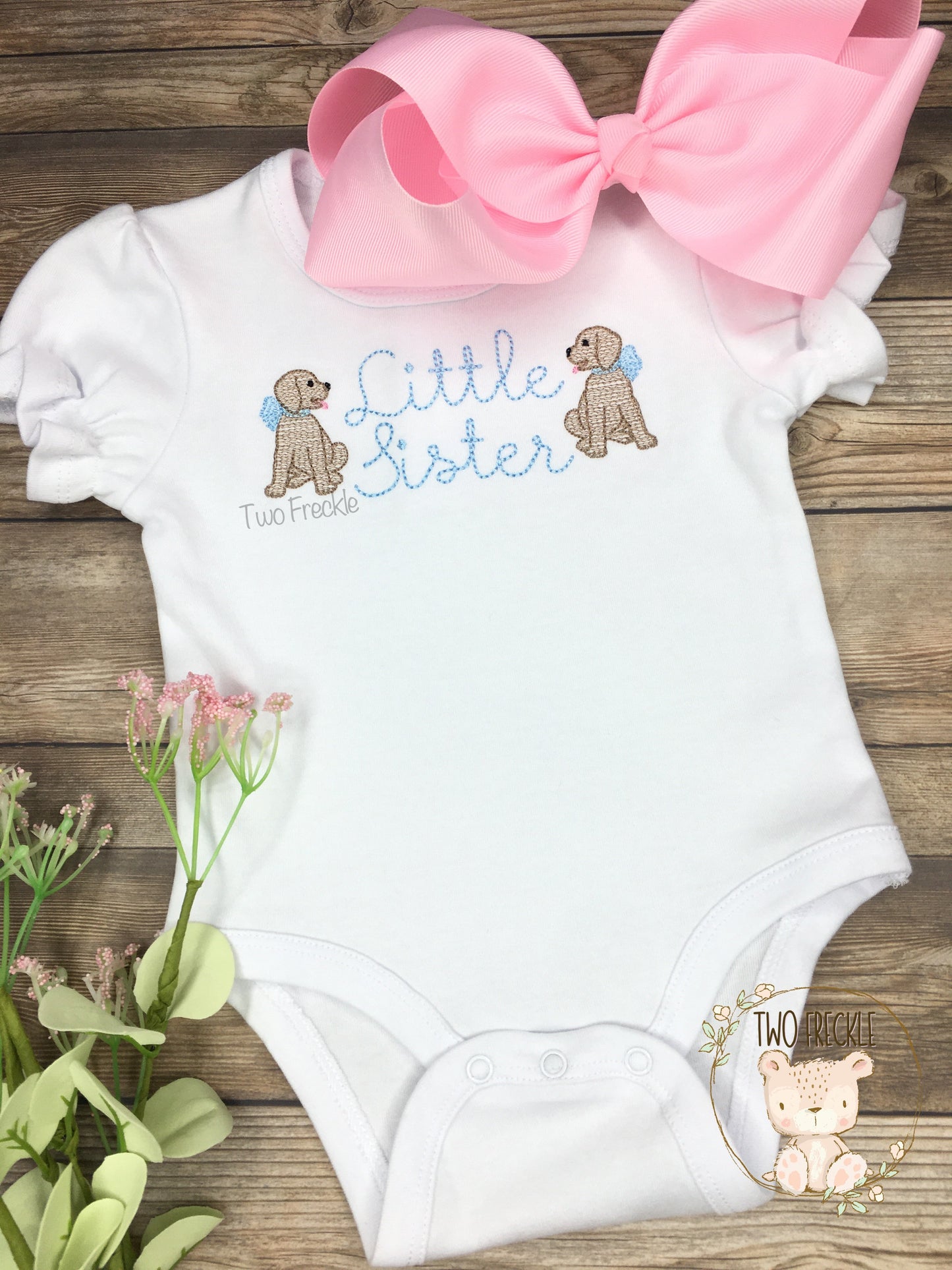 Little Sister Puppies Shirt