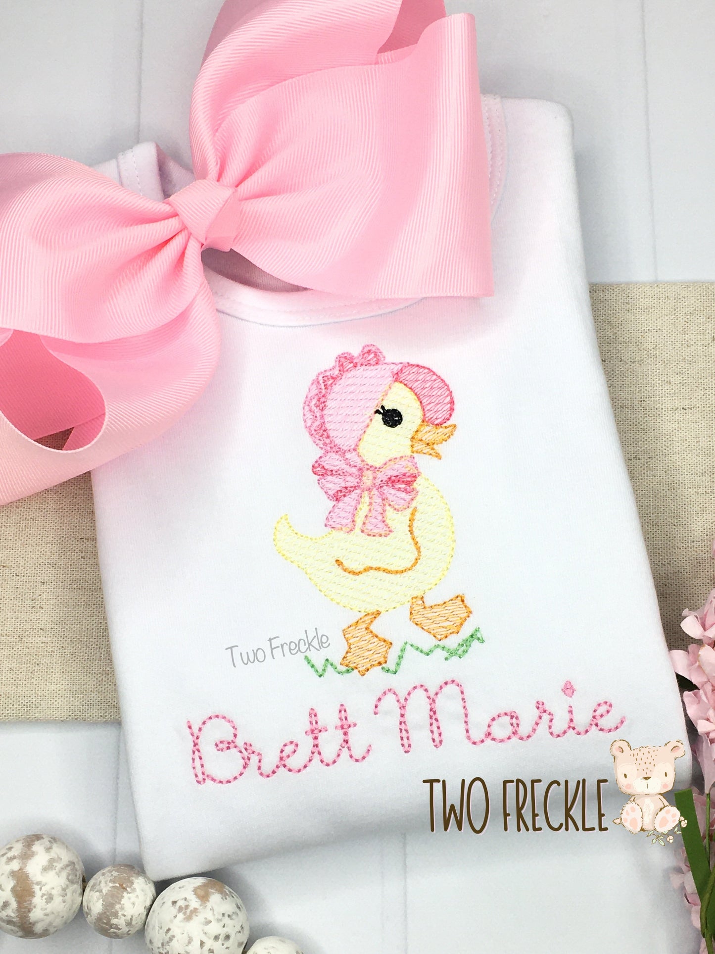 Easter Duck with Bonnet Shirt