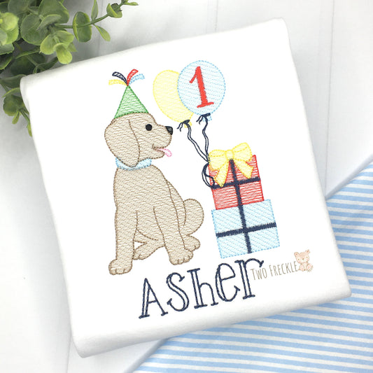 Puppy Dog Party Birthday Shirt