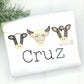 Boys Cow Trio Embroidered Shirt