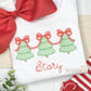 Christmas Tree Farm with Bow