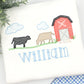 Two Cows on a Farm