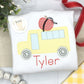 School Bus Carrying Apple Embroidered Back to School Shirt