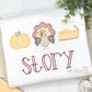 Pumpkin, Turkey, Sweet Potato Pie Embroidered Thanksgiving Shirt - Pick Your Items