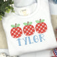 Gingham Apple Trio