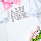 Girls Personalized Back to School Embroidered Shirt
