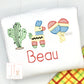 Cactus Pinata Maraca Fiesta Embroidered Shirt