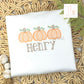 Pumpkin Trio Embroidered Shirt