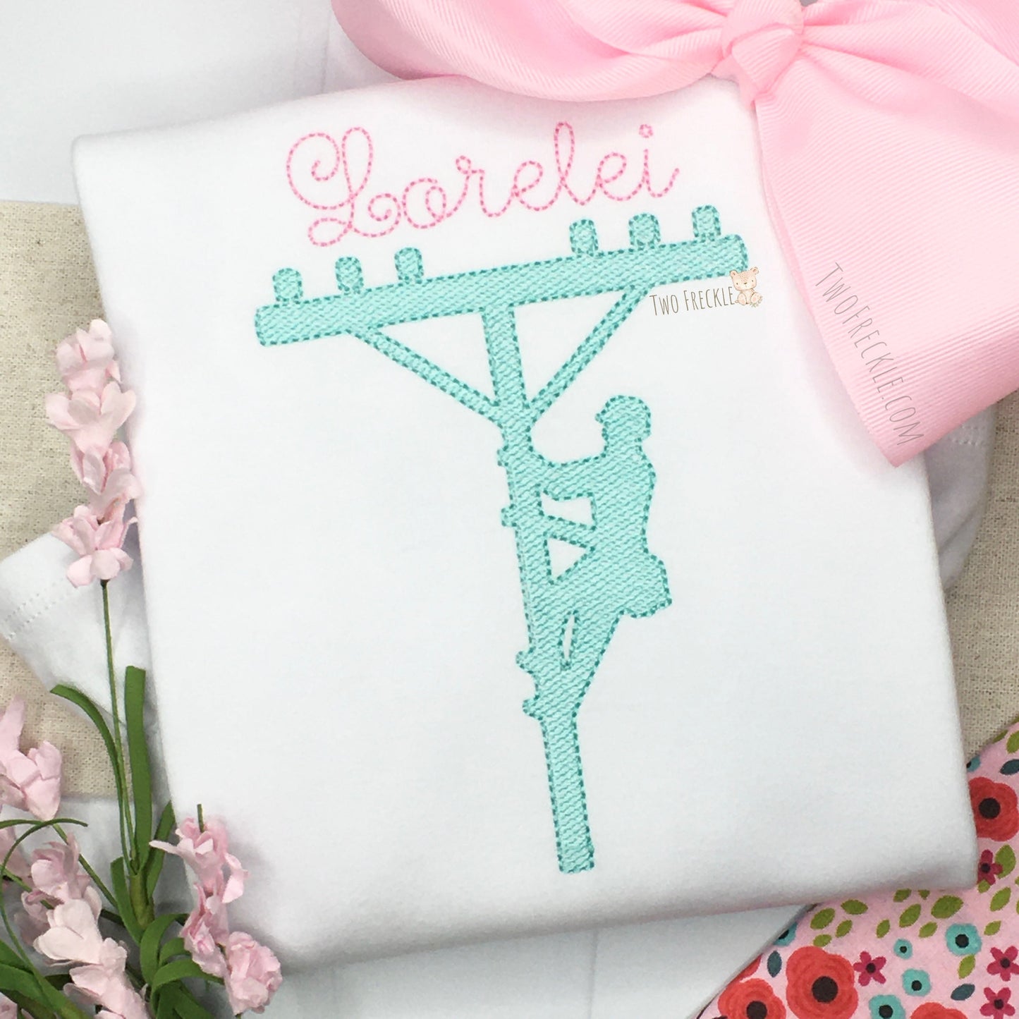 Lineman Embroidered Shirt