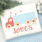 Boys Valentine's Day Tractor Trailer Shirt