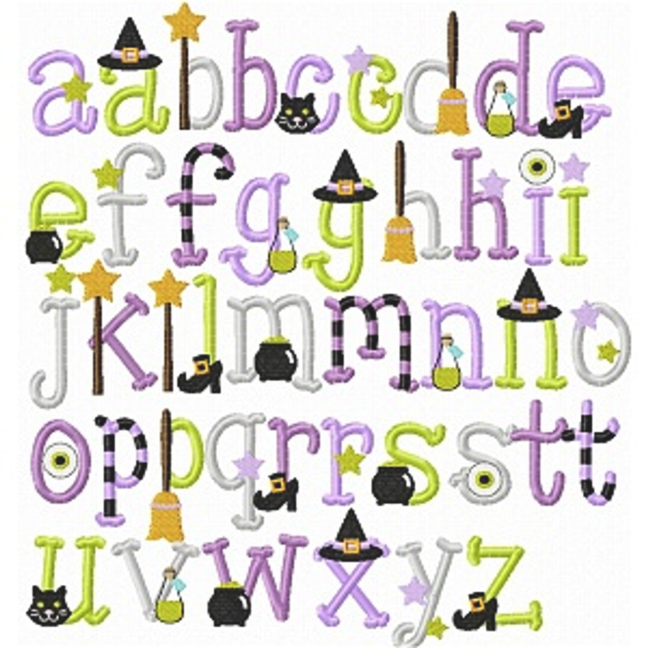 Personalized Witches Font Embroidered Halloween Shirt