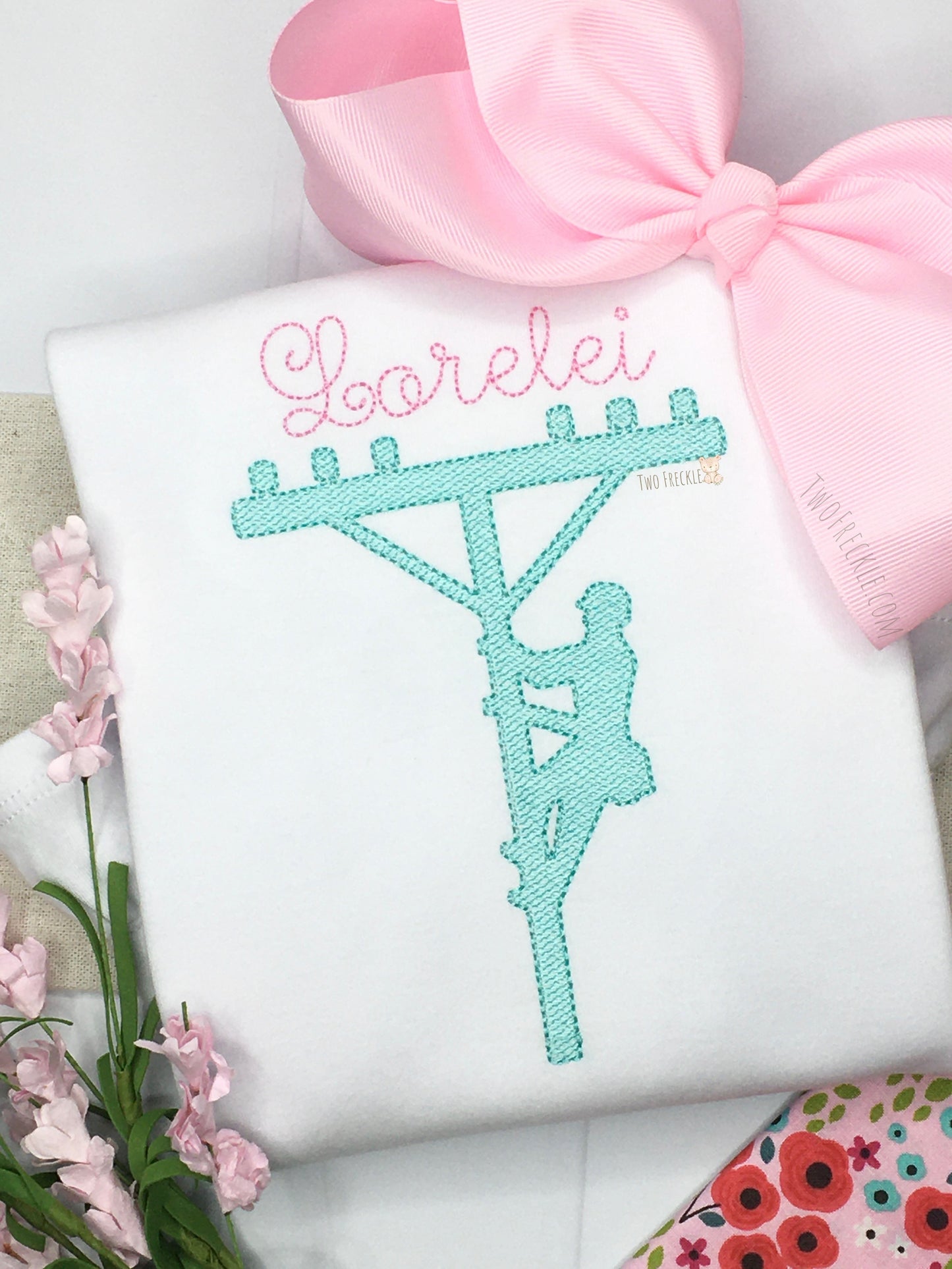 Lineman Embroidered Shirt