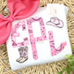 Cowboy/Cowgirl Monogrammed Applique Shirt