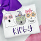 Groovy Halloween Embroidered Shirt