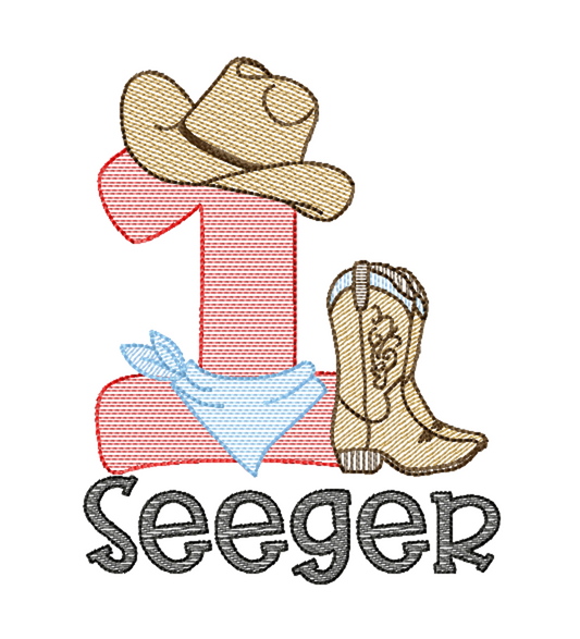 My First Rodeo Birthday Shirt