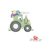 Mardi Gras Tractor with Jester Hat