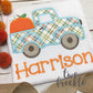 Vintage Pickup Truck with Pumpkin