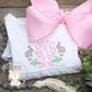 Monogrammed Floral Bunny Frame