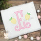 Arabesque Lemons Monogrammed Shirt