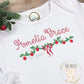 Girls Christmas Garland Shirt
