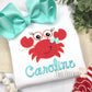 Girly Crab Applique
