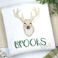 Boys Deer Hunting Shirt - Personalized Deer Embroidered  Shirt