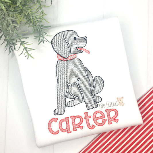 Boys Personalized Dog Shirt