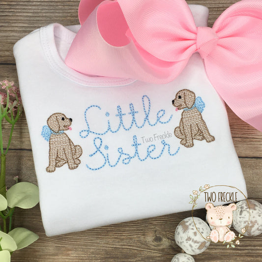 Little Sister Puppies Shirt