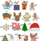 Plaid Christmas Monogrammed Mini Applique Shirt