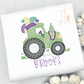 Tractor with Jester Hat Embroidered Shirt