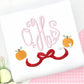 Girls Pumpkin Swag Embroidered Shirt