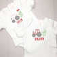 Tractor Pulling Christmas Tree Boys Embroidered Shirt