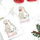 Golden Doodle with Christmas Lights Embroidered Shirt