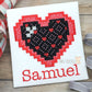 Pixel Heart Valentine's Day Shirt